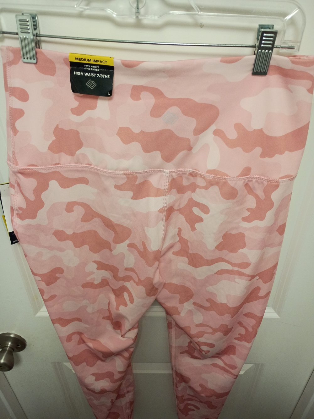 ZELOS Pink Camo High-Waist Leggings - Picture 9 of 10